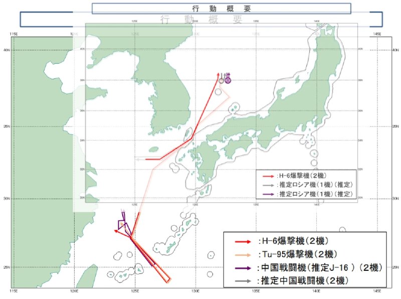 » 9. 中俄战略轰炸机联合巡航，首次互降对方机场根据中俄两军年度军事合作计划，11月30日，两国空军在日本海、东海、西太平洋海域上空组织实施例行性联合空中战略巡航
