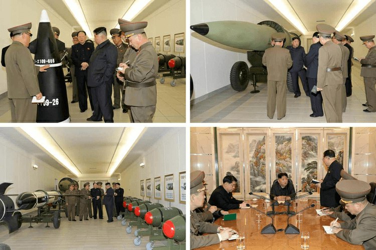 » 7. 金正恩指导朝鲜核武器项目（图）据朝中社28日报道，金正恩对朝鲜核武器项目进行了指导
