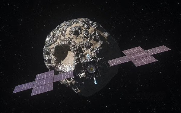 » 14、美国“灵神星”号探测器发射 探索金属小行星美国东部时间13日10时19分，“灵神星”号探测器搭载美国太空探索技术公司的“猎鹰重型”运载火箭从佛罗里达州肯尼迪航天中心升空，启程探索金属小行星灵神星