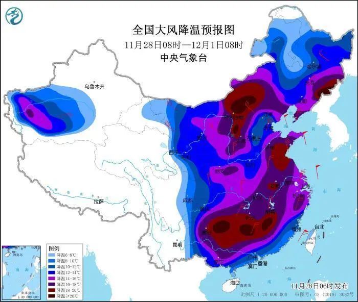 » 10. 极寒天气造成新疆阿勒泰市7名工人遇难11月20日以来，当地遭受近10年以来最强区域性寒潮天气，出现大风、暴雪、降温等极端天气过程