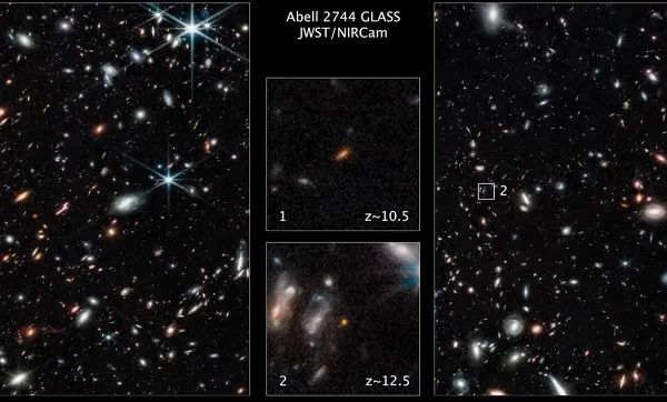 » 16. 韦伯望远镜发现已知最早星系：形成于宇宙大爆炸后3.5亿年韦伯望远镜近日发现了一颗名叫GLASS-z12的星系