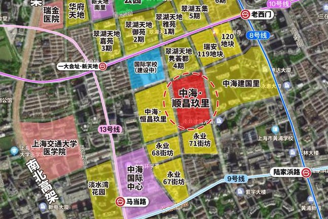» 2. 上海核心区一楼盘开盘单日收196亿3月28日，中海旗下上海豪宅项目“中海·顺昌玖里”开盘选房，当日劲销196.53亿元