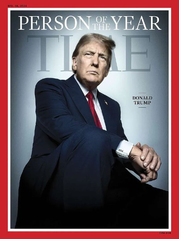 » 5、 特朗普第二次当选《时代》杂志2024年年度人物据美国广播公司(ABC)报道，当地时间12月12日，美国当选总统特朗普被《时代》杂志评选为“2024年年度人物”